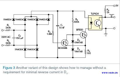 顯示了怎樣處理不需要的D1最小反轉(zhuǎn)電流